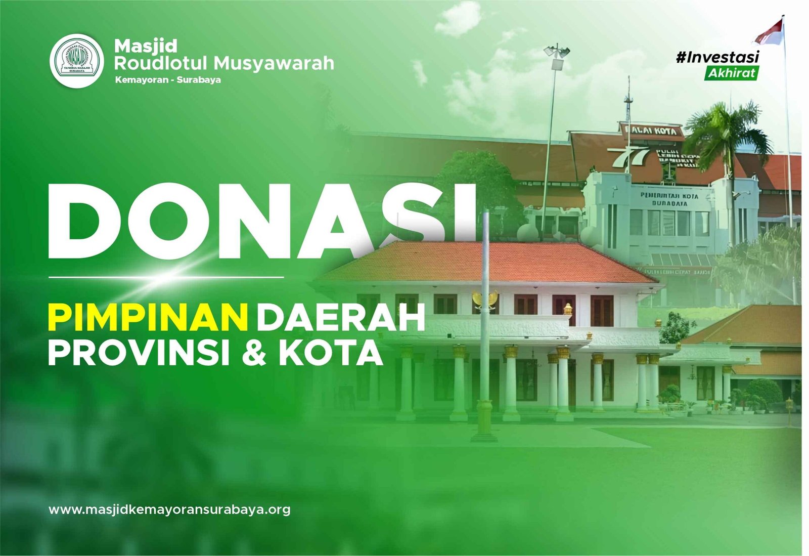 Donasi Khusus Pimpinan Daerah Provinsi dan Kota